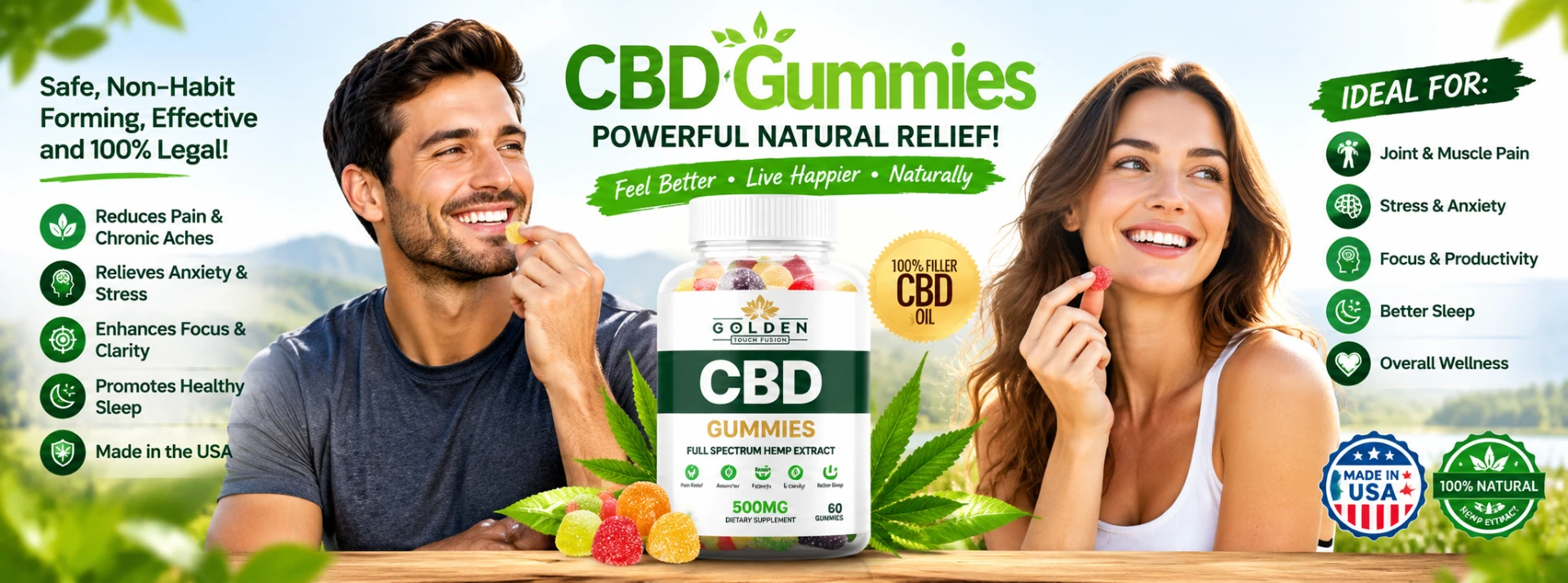 Natural CBD gummies wellness